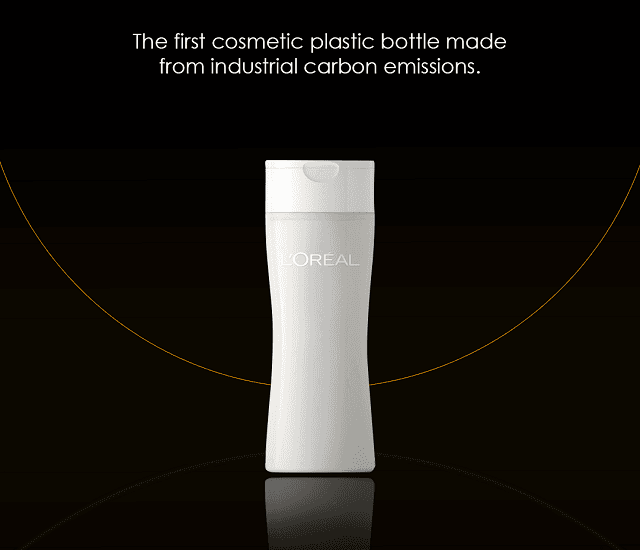 Ambalaj cosmetic realizat din plastic obținut din reciclarea emisiilor industriale de carbon