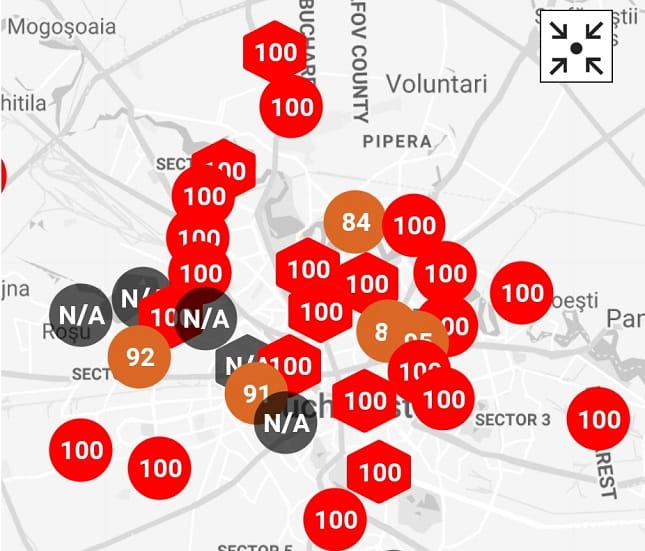 Nou episod de poluare masivă în București, în noaptea de vineri.Nou episodNou episod de poluare masivă în București, în noaptea de vineri.
