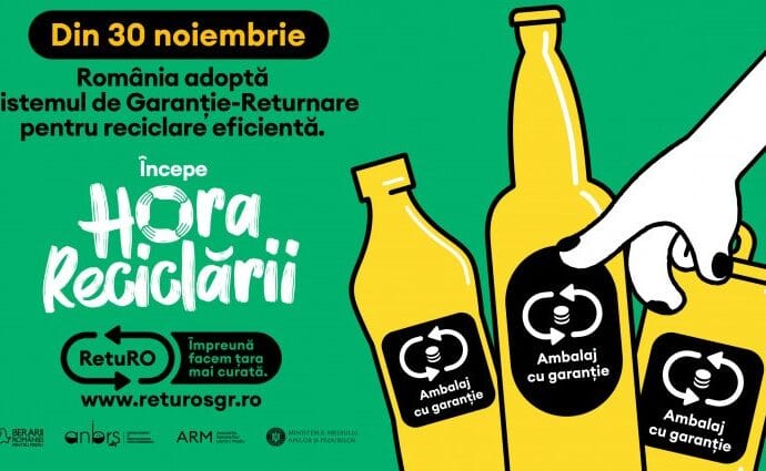 Sistemul de Garanție-Returnare devine funcțional în România