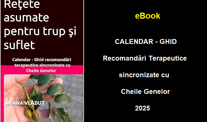 Un eBook „Calendar – Ghid recomandări terapeutice sincronizate cu Cheile Genelor „