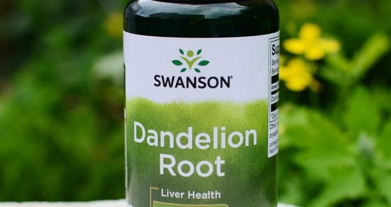 Supliment alimentar care contine extract de radacina de papadie