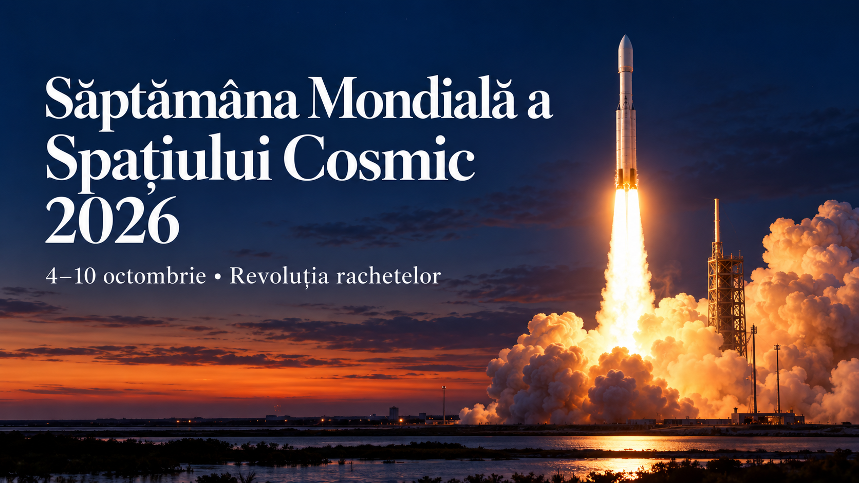 Săptămâna Mondială a Spațiului Cosmic 2026: revoluția rachetelor și curajul de a explora